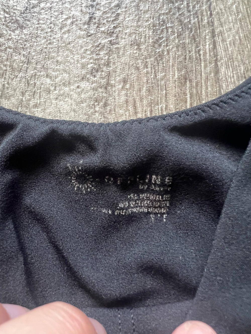 OFFLINE by Aerie Real Me Longline Sports Bra Crop Tank Black Size Small - Picture 2 of 4